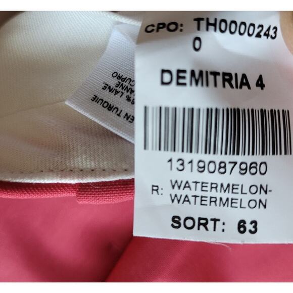 NWT Theory Hot Pink Trousers Suit Pants Size 00 - Picture 10 of 15